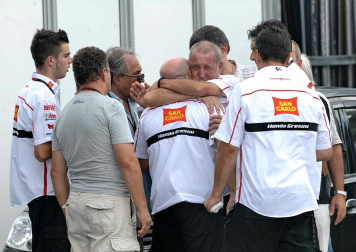 Imágenes del circuito de Sepang en Malasia tras conocerse la noticia de la muerte de Marco Simoncelli