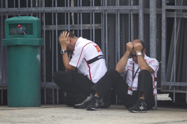 Imágenes del circuito de Sepang en Malasia tras conocerse la noticia de la muerte de Marco Simoncelli