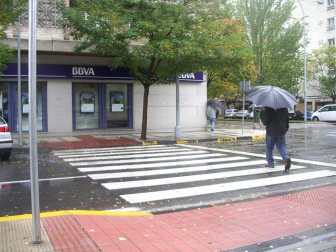Imágenes de las lluvias intensas que se han precipitado en Navarra durante este fin de semana, en especial en la mitad norte de la Comunidad foral.