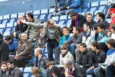 Imágenes de la afición del Reyno de Navarra en el encuentro Osasuna 0 - Rayo Vallecano 0.