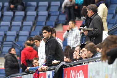 Imágenes de la afición del Reyno de Navarra en el encuentro Osasuna 0 - Rayo Vallecano 0.