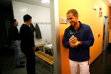 La despedida de Rubén Beloki en el frontón Labrit de Pamplona el 3 de diciembre de 2011