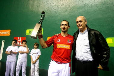 La despedida de Rubén Beloki en el frontón Labrit de Pamplona el 3 de diciembre de 2011