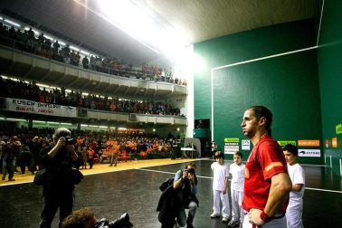 La despedida de Rubén Beloki en el frontón Labrit de Pamplona el 3 de diciembre de 2011
