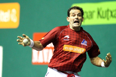 La despedida de Rubén Beloki en el frontón Labrit de Pamplona el 3 de diciembre de 2011