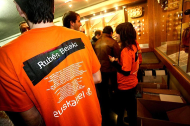 La despedida de Rubén Beloki en el frontón Labrit de Pamplona el 3 de diciembre de 2011