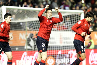 Imágenes del partido entre Osasuna y Villarreal que se ha disputado este domingo en Pamplona