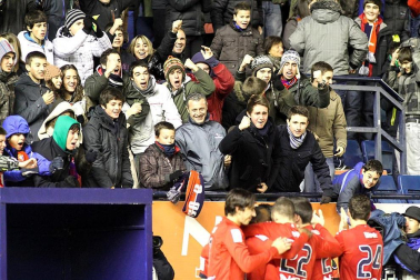 Imágenes del partido entre Osasuna y Villarreal que se ha disputado este domingo en Pamplona