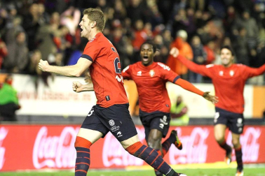 Imágenes del partido entre Osasuna y Villarreal que se ha disputado este domingo en Pamplona