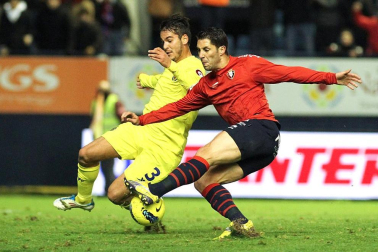 Imágenes del partido entre Osasuna y Villarreal que se ha disputado este domingo en Pamplona