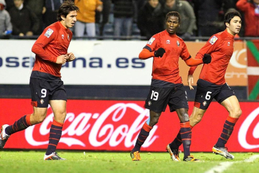 Imágenes del partido entre Osasuna y Villarreal que se ha disputado este domingo en Pamplona