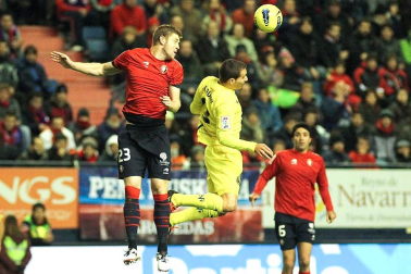 Imágenes del partido entre Osasuna y Villarreal que se ha disputado este domingo en Pamplona