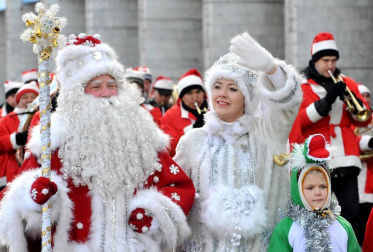 Imágenes de las celebraciones en distintas partes del mundo de la llegada del Año Nuevo 2012 y la despedida de 2011 en la tradicional Nochevieja.