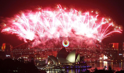 Imágenes de las celebraciones en distintas partes del mundo de la llegada del Año Nuevo 2012 y la despedida de 2011 en la tradicional Nochevieja.