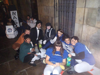 Los pamploneses recibieron el nuevo año con los mejores disfraces