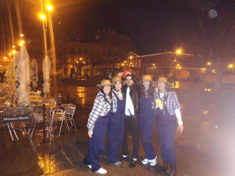 Los pamploneses recibieron el nuevo año con los mejores disfraces
