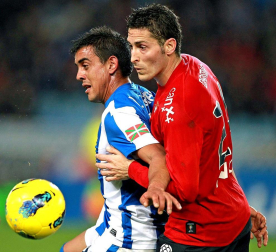 Imagen del partido de la 18ª jornada de Liga entre Real Sociedad y Osasuna