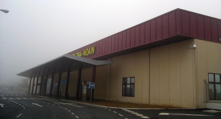 La Cuenca de Pamplona ha amanecido esta mañana rodeada por la niebla