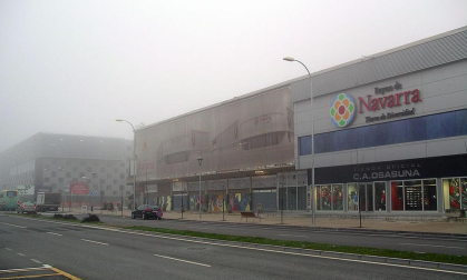 La Cuenca de Pamplona ha amanecido esta mañana rodeada por la niebla