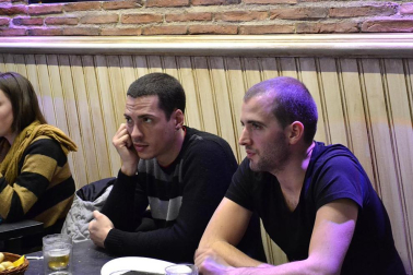 Los pamploneses disfrutan del partido de ida de cuartos de final de la Copa del Rey que enfrentó a Real Madrid y Barça