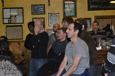 Los pamploneses disfrutan del partido de ida de cuartos de final de la Copa del Rey que enfrentó a Real Madrid y Barça