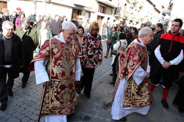 Sangüesa honra a San Sebastián