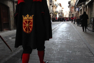 Sangüesa honra a San Sebastián