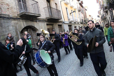 Sangüesa honra a San Sebastián