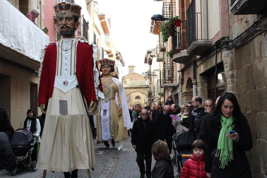 Sangüesa honra a San Sebastián