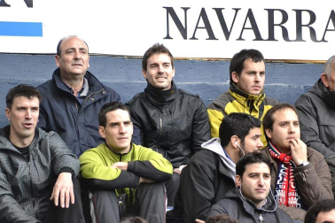 Imágenes de los aficionados de Osasuna durante el partido de Liga que enfrentó al equipo navarro con el Valencia