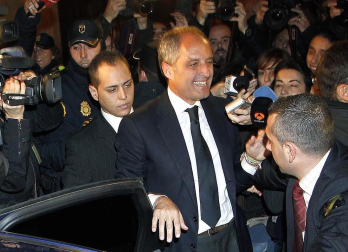 Imágenes del expresidente de la Generalitat Valenciana Francisco Camps, hallado no culpable junto a Ricardo Costa por supuestamente recibir regalos como parte de la alegada trama de corrupción Gürtel.
