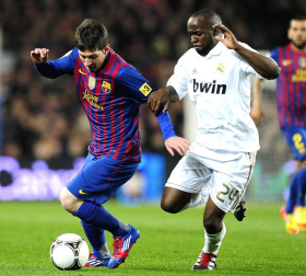 Imágenes del partido de vuelta en los cuatro de final de la Copa del Rey, disputado entre el Barcelona y el Real Madrid en el Camp Nou.
