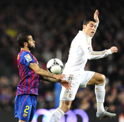 Imágenes del partido de vuelta en los cuatro de final de la Copa del Rey, disputado entre el Barcelona y el Real Madrid en el Camp Nou.