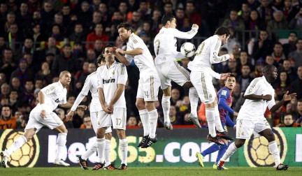 Imágenes del partido de vuelta en los cuatro de final de la Copa del Rey, disputado entre el Barcelona y el Real Madrid en el Camp Nou.