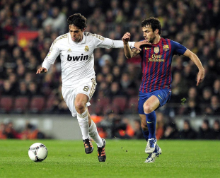 Imágenes del partido de vuelta en los cuatro de final de la Copa del Rey, disputado entre el Barcelona y el Real Madrid en el Camp Nou.