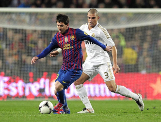 Imágenes del partido de vuelta en los cuatro de final de la Copa del Rey, disputado entre el Barcelona y el Real Madrid en el Camp Nou.