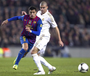 Imágenes del partido de vuelta en los cuatro de final de la Copa del Rey, disputado entre el Barcelona y el Real Madrid en el Camp Nou.