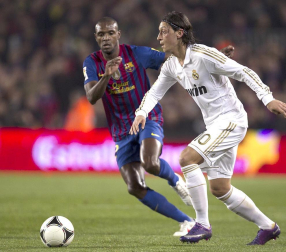 Imágenes del partido de vuelta en los cuatro de final de la Copa del Rey, disputado entre el Barcelona y el Real Madrid en el Camp Nou.
