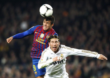 Imágenes del partido de vuelta en los cuatro de final de la Copa del Rey, disputado entre el Barcelona y el Real Madrid en el Camp Nou.