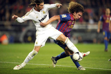 Imágenes del partido de vuelta en los cuatro de final de la Copa del Rey, disputado entre el Barcelona y el Real Madrid en el Camp Nou.
