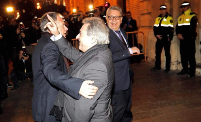 Imágenes del expresidente de la Generalitat Valenciana Francisco Camps, hallado no culpable junto a Ricardo Costa por supuestamente recibir regalos como parte de la alegada trama de corrupción Gürtel.
