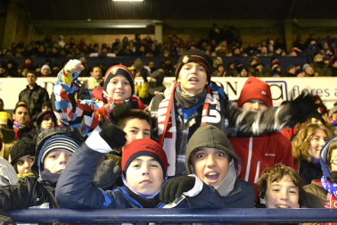 Los aficionados de Osasuna han disfrutado este sábado de la vicoria de su equipo ante el Barcelona
