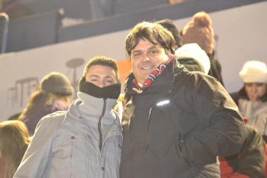 Los aficionados de Osasuna han disfrutado este sábado de la vicoria de su equipo ante el Barcelona