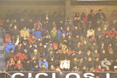 Los aficionados de Osasuna han disfrutado este sábado de la vicoria de su equipo ante el Barcelona