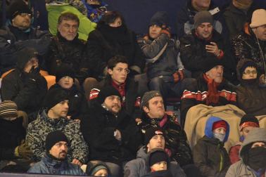 Los aficionados de Osasuna han disfrutado este sábado de la vicoria de su equipo ante el Barcelona