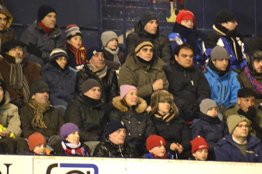 Los aficionados de Osasuna han disfrutado este sábado de la vicoria de su equipo ante el Barcelona