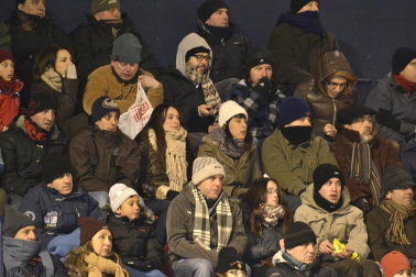 Los aficionados de Osasuna han disfrutado este sábado de la vicoria de su equipo ante el Barcelona