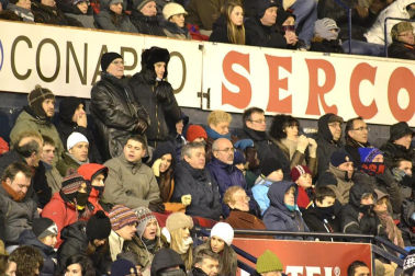 Los aficionados de Osasuna han disfrutado este sábado de la vicoria de su equipo ante el Barcelona