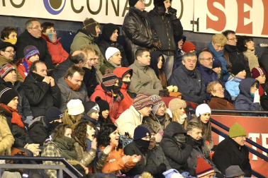 Los aficionados de Osasuna han disfrutado este sábado de la vicoria de su equipo ante el Barcelona