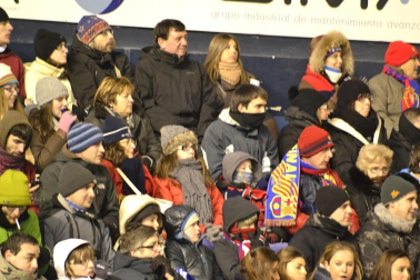 Los aficionados de Osasuna han disfrutado este sábado de la vicoria de su equipo ante el Barcelona